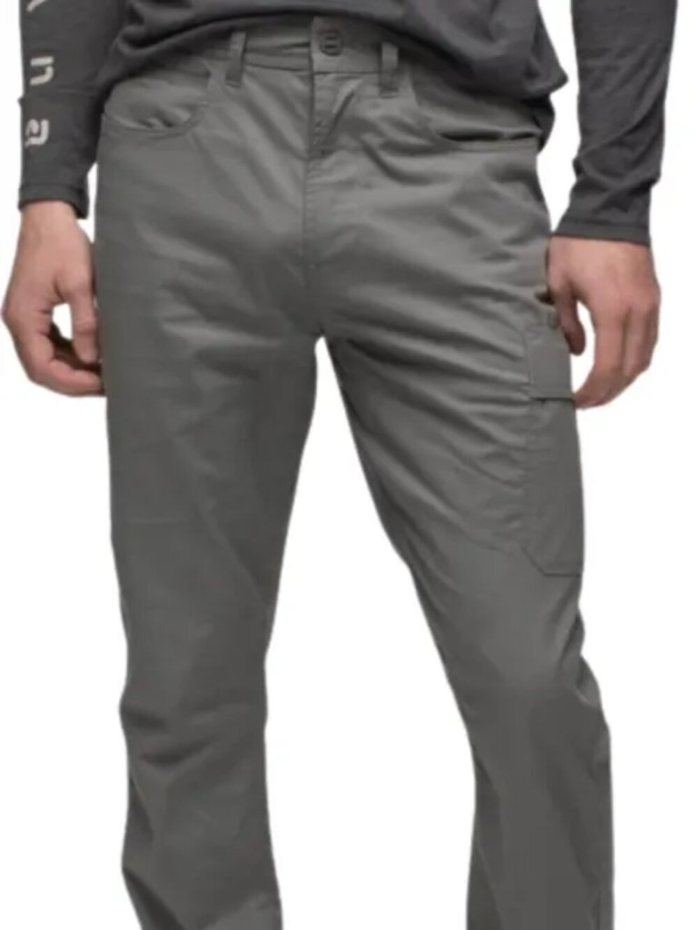Men's PRANA Double Peak Cargo Pants Gray
